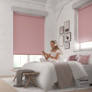 Roller Blinds in Bedroom
